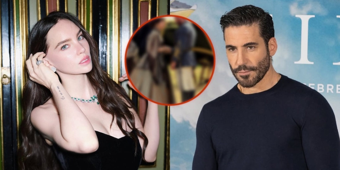 Filtran imágenes de Belinda y Miguel Ángel Silvestre en rodaje de Carlota