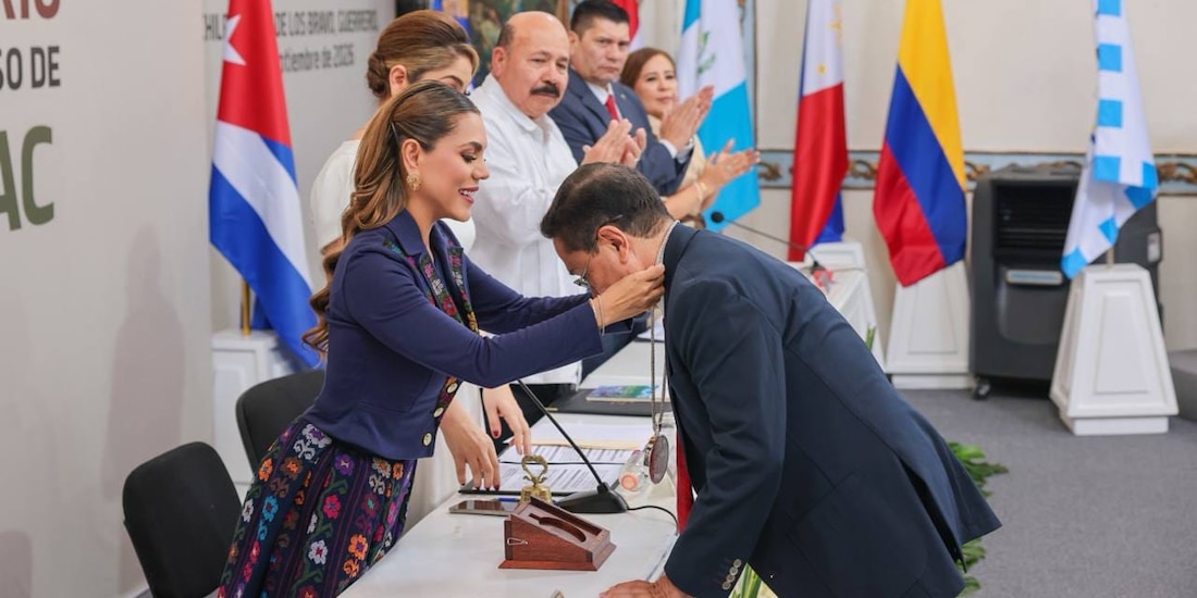 La gobernadora de Guerrero, Evelyn Salgado Pineda.