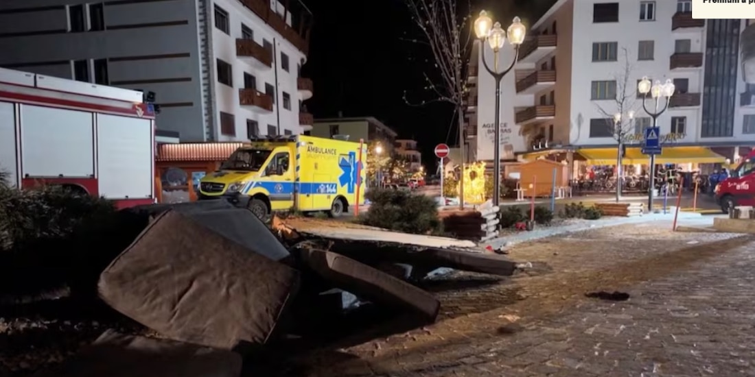 Zona de la tragedia.