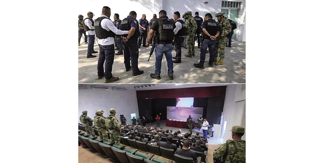 ELEMENTOS de Manzanillo, citados el 15 de abril, son detenidos por su presunta conexión con el hampa.