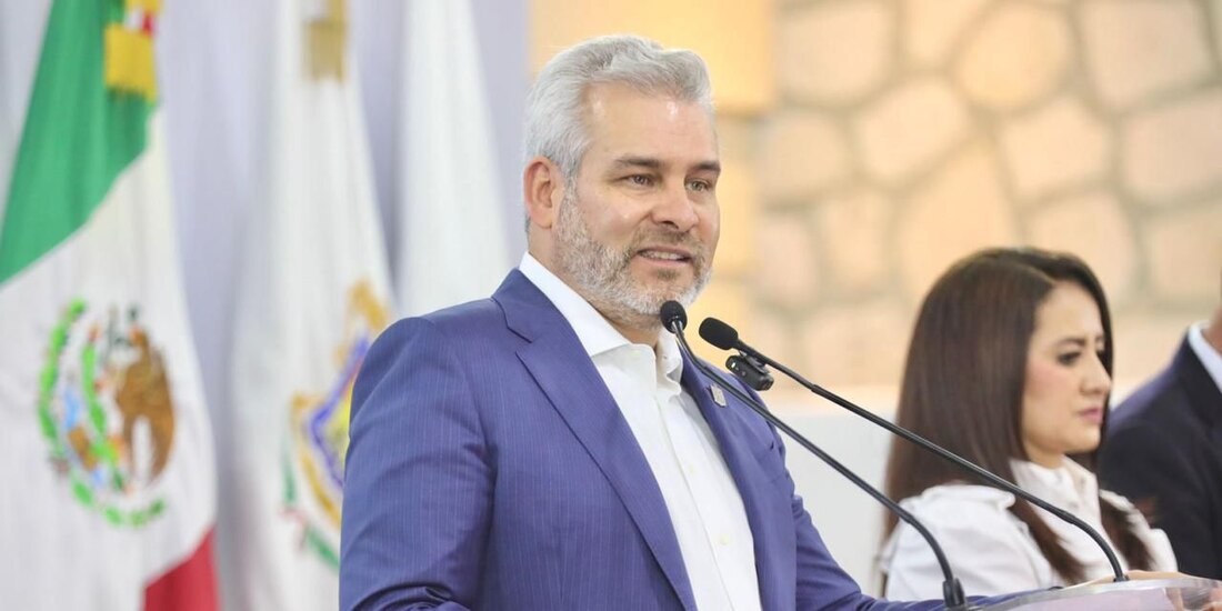 Alfredo Ramírez Bedolla, gobernador constitucional de Michoacán.