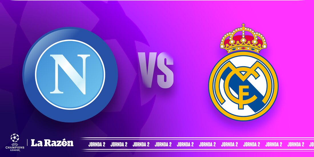 Napoli y Real Madrid se enfrentan en la Champions League