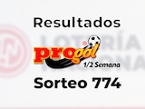 Resultados del Progol Media Semana 774 checa la quiniela ganadora.