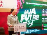 Gobernadora Marina del Pilar presenta el "Baja Fut Fest".