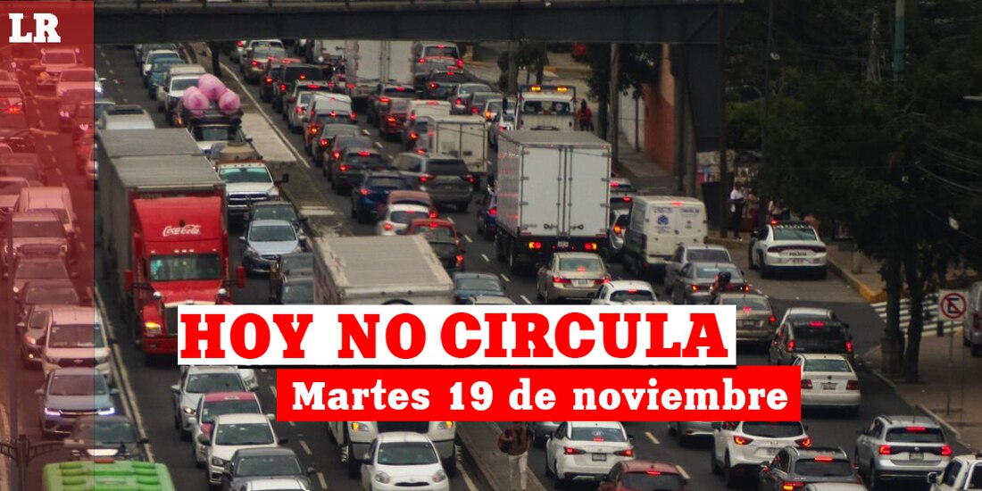 Te contamos cómo aplica el Hoy No Circula este martes 19 de noviembre en la Ciudad de México y el Estado de México.