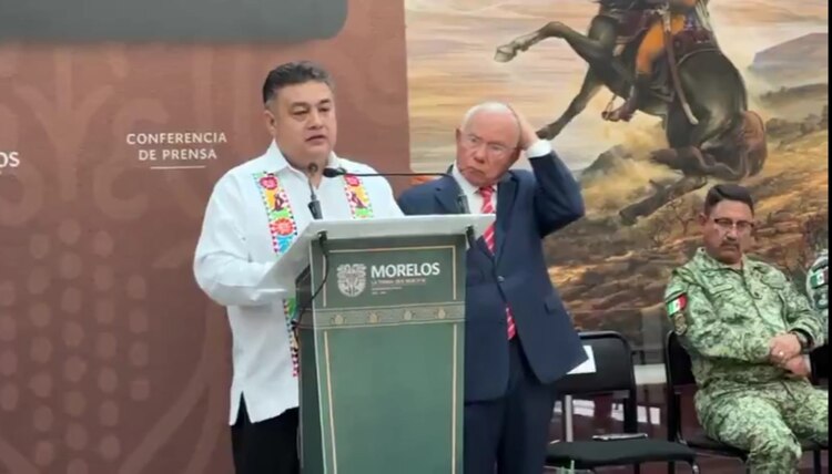El secretario de Seguridad de Morelos, Miguel Ángel Urrutia, ayer.