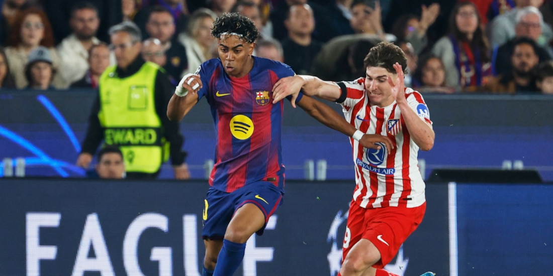 Atlético se lleva la victoria en el partido de ida.