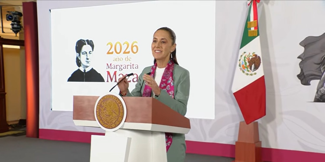 Mañanera en Palacio Nacional.