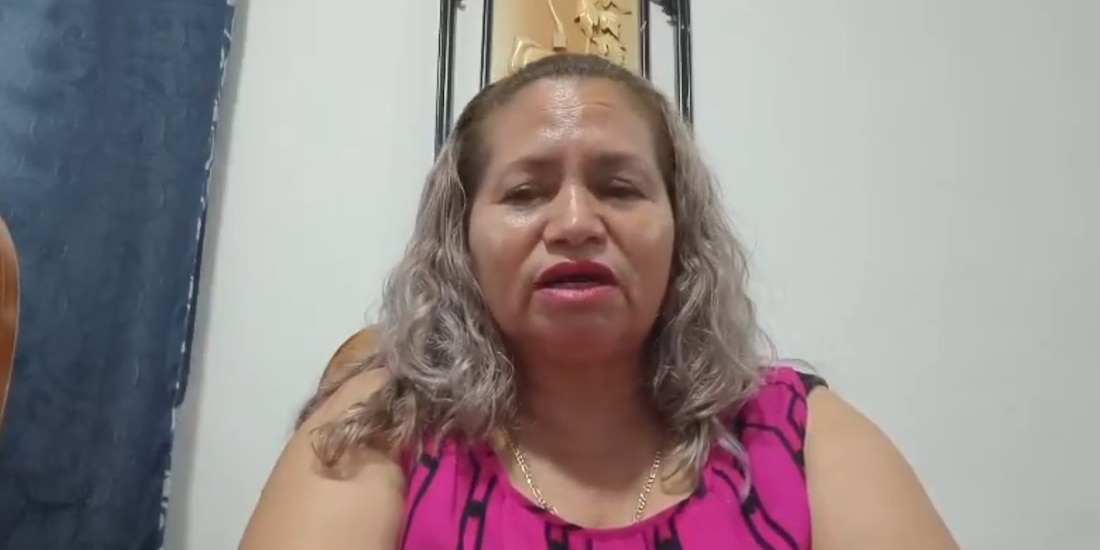 Ceci Flores, madre buscadora, en un mensaje en video.