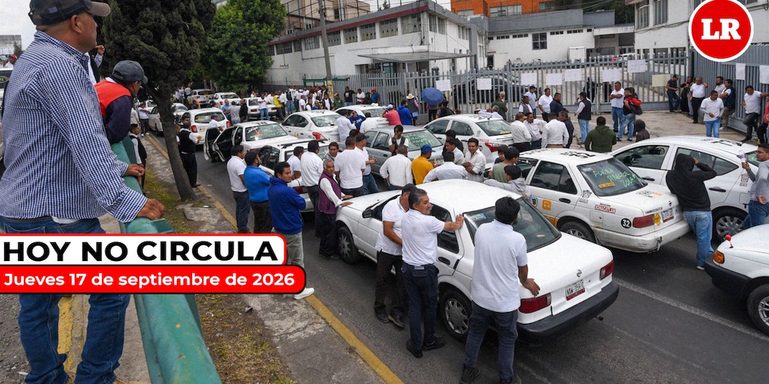 Te compartimos cómo aplica el Hoy No Circula este jueves 17 de septiembre de 2026.