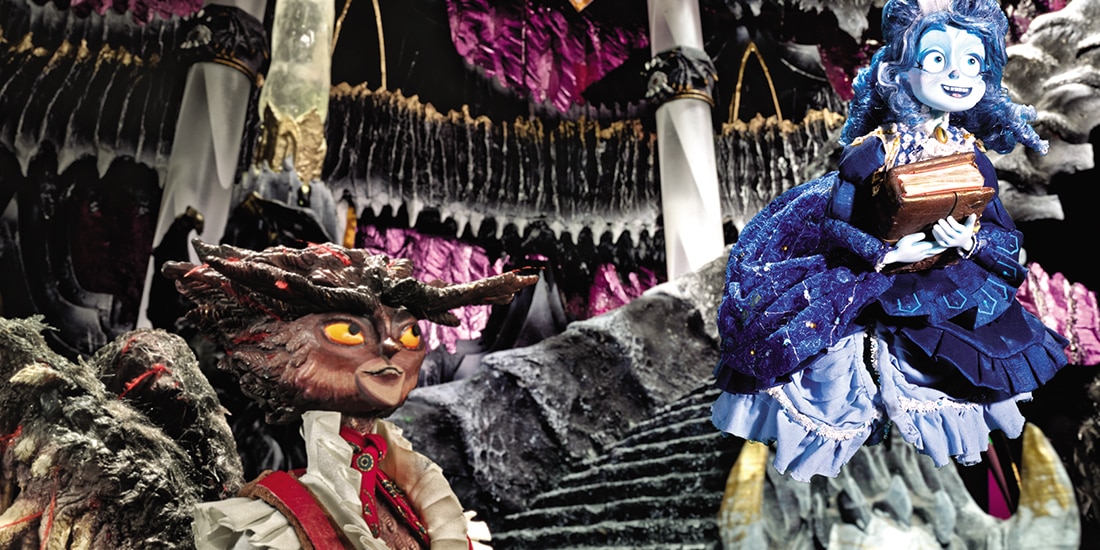 Uno de los 50 escenarios constriudos a diferentes escalas, para la producción de Soy Frankelda.