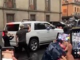AMLO se retira de Palacio Nacional para dirigirse a su domicilio en Tlalpan.