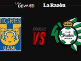 Tigres y Santos chocan como parte de la Jornada 5 del Apertura 2023 Liga MX