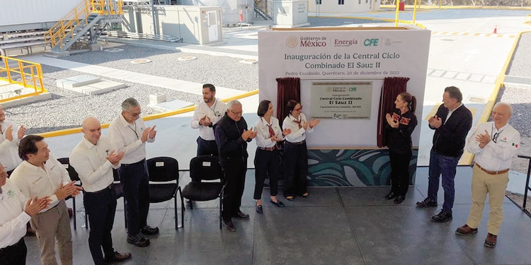 La Presidenta inaugura la Central de Ciclo Combinado El Sauz II en Querétaro el 20 de diciembre.