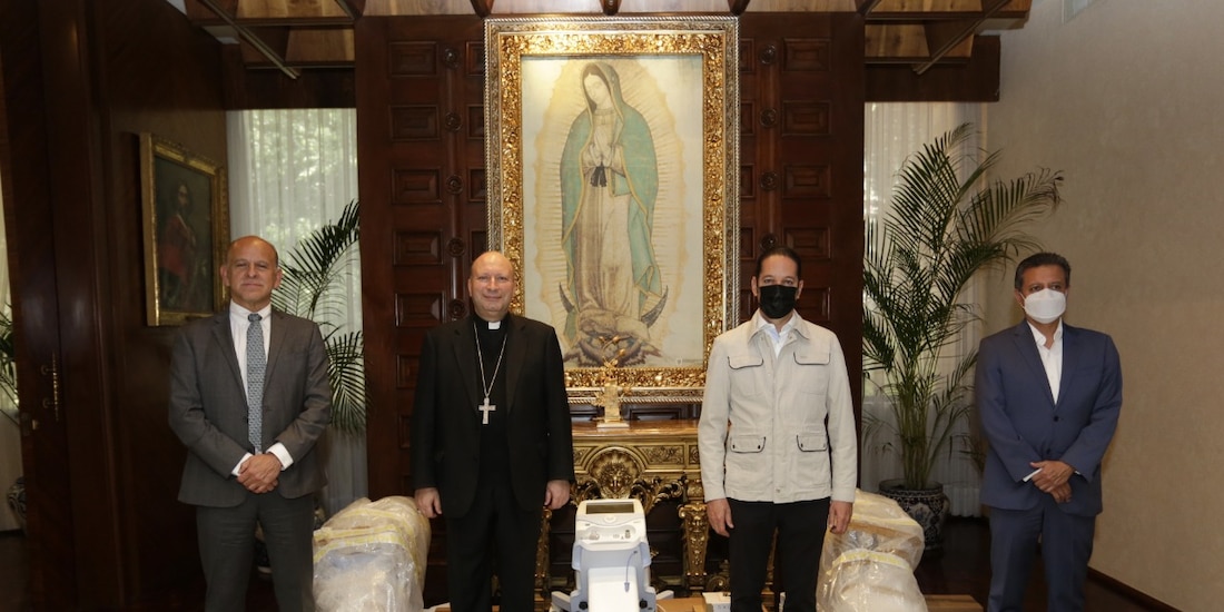 Francisco Domínguez recibió 3 ventiladores para pacientes graves de Covid