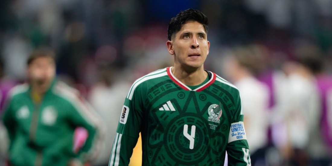 Edson Álvarez con el gafete de capitán de la Selección Mexicana en el Mundial 2026