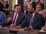 Encuentro donde estuvo presente Cruz Pérez Cuéllar.