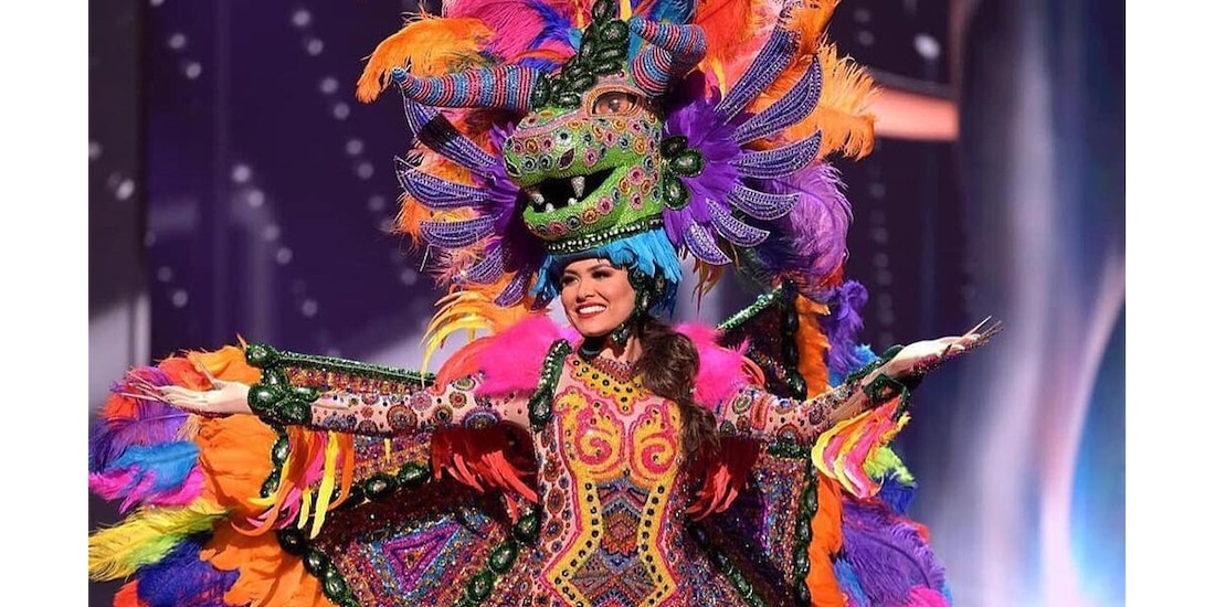 Andrea Meza, Miss México, uso un traje de alebrije en Miss Universo 2021