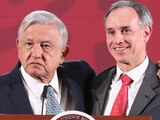 Andrés Manuel López Obrador y Hugo Lopéz Gatell.