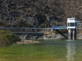 Aspectos de la Presa de Valle de Bravo, una de las tres principales presas del Sistema Cutzamala junto con las presas El Bosque y Villa Victoria.