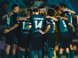 Jugadores del Cancún FC tras un partido en el Apertura 2026 de la Liga de Expansión.