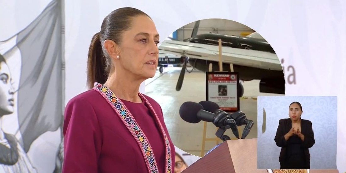 Claudia Sheinbaum instruyó a la SRE y al Gabinete de Seguridad revisar la donación del avión relacionado con la captura de ‘El Mayo’ Zambada.