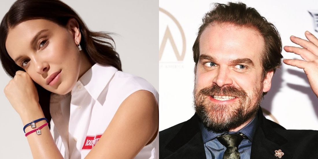 Millie Bobby Brown y David Harbour