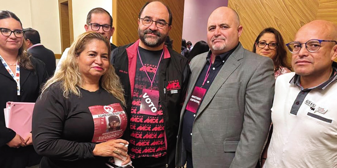 EL PARTIDO, en sesión el 8 de agosto, a la que invitó a la buscadora Ceci Flores.