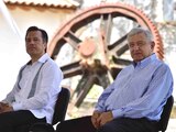 Cuitláhuac García y el presidente López Obrador.