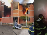 Este miércoles 31 de enero se registró un incendio en una unidad habitacional del municipio de Los Reyes La Paz, Edomex, donde 14 personas resultaron heridas, una joven de 24 años perdió la vida y hubo 9 departamentos dañados.