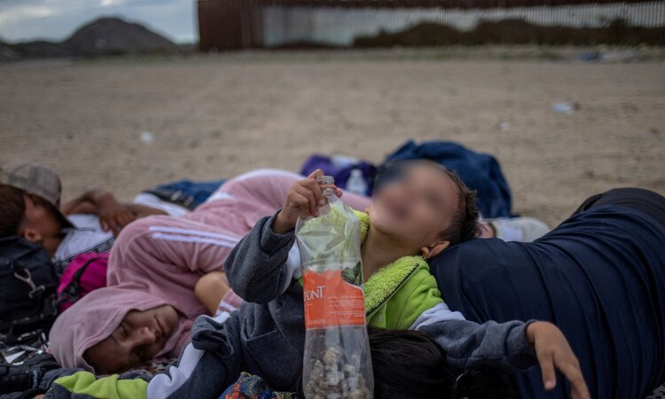 Los niños migrantes.