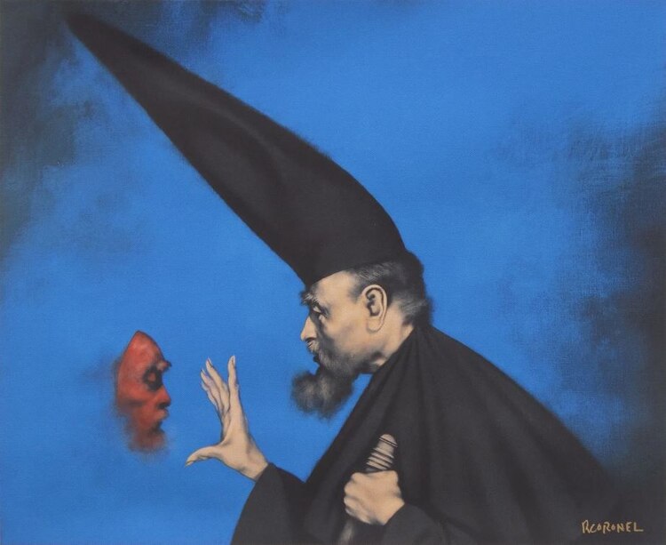 Espejismo, una de las obras más emblemáticas de Coronel.