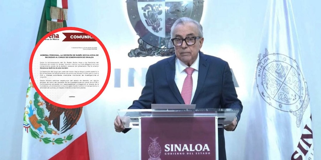 El gobernador Rubén Rocha Moya