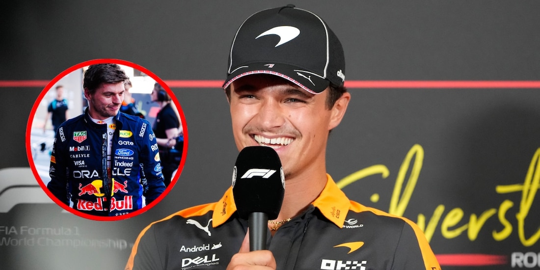 Lando Norris reacciona al supuesto interés de McLaren por Max Verstappen