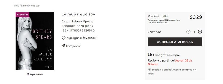 Libro de Britney Spears