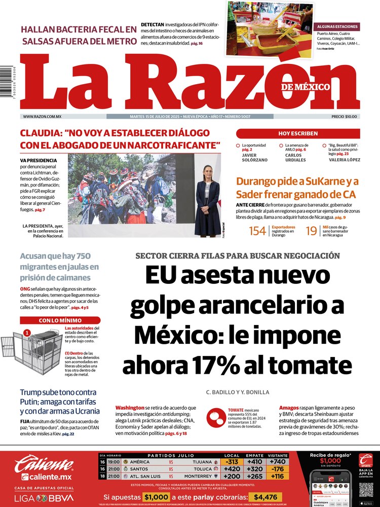 La Razón 15 Julio 2025