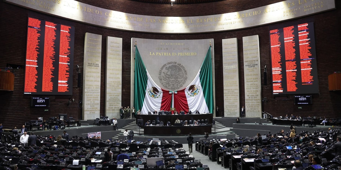 Sesión ordinaria en la Cámara de Diputados, en una fotografía ilustrativa.