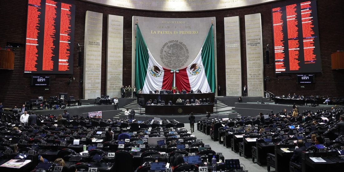 Sesión ordinaria en la Cámara de Diputados, en una fotografía ilustrativa.