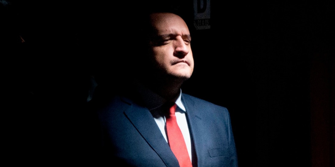 EL EXFUNCIONARIO partidista, en un acto de Morena, en imagen de archivo