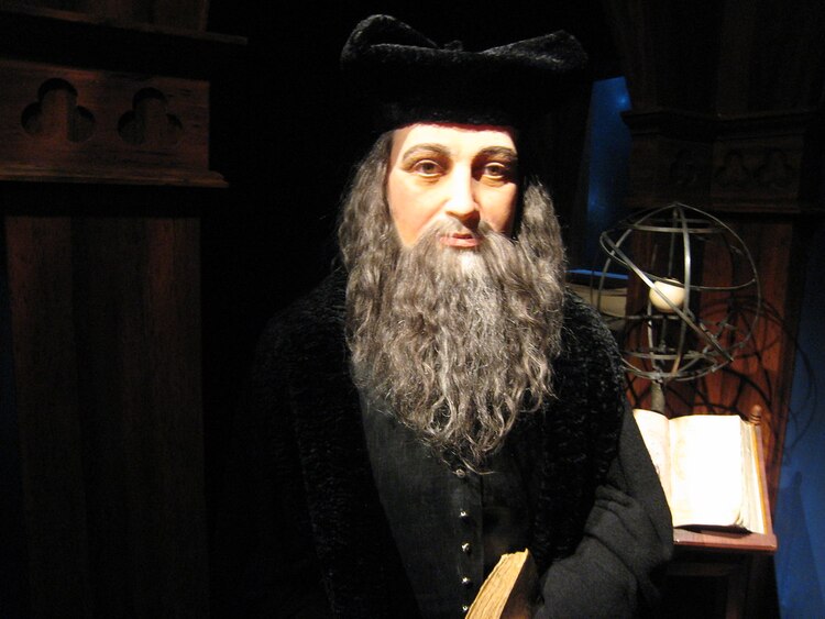 El profeta Nostradamus.
