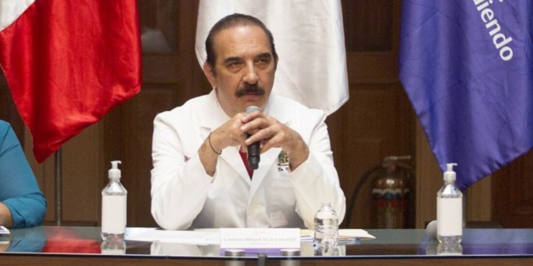 El secretario de Salud de Nuevo León, Manuel de la O Cavazos