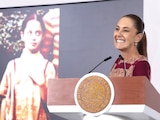 LA MANDATARIA, ayer, en su conferencia mañanera