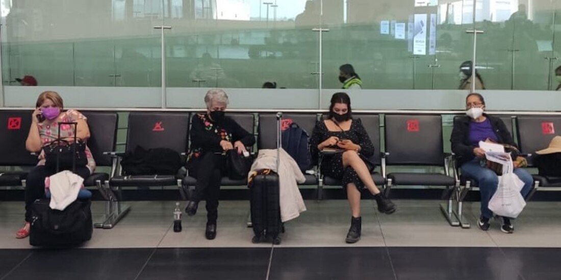 AICM pide colaboración de las personas para disminuir contagios de COVID-19.