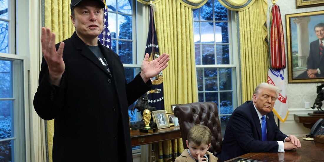 Trump anuncia que comprará un Tesla para apoyar a Elon Musk tras lunes negro en Wall Street y X.