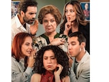 EL ELENCO en un cartel de la producción.