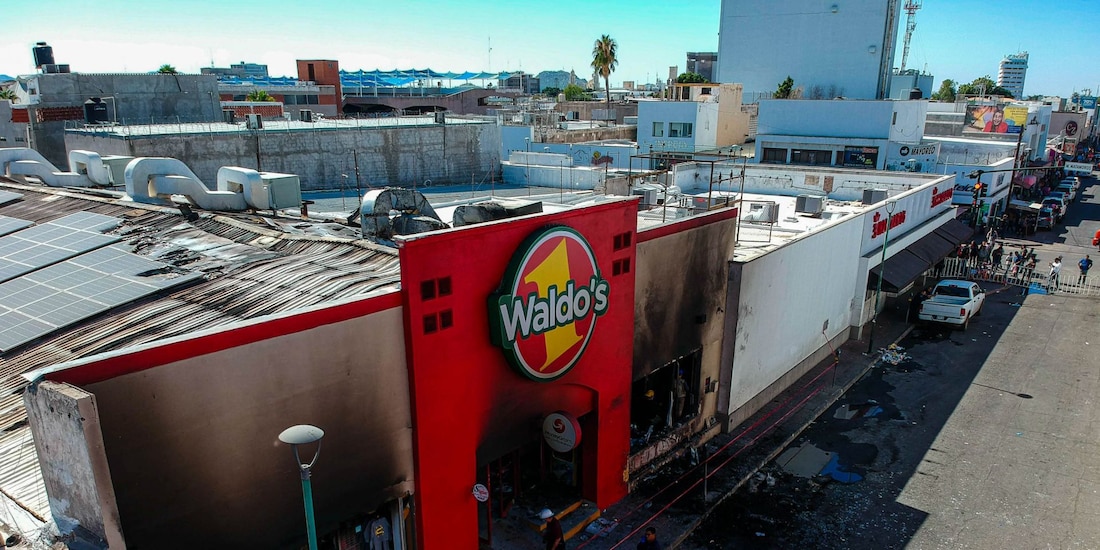 La sucursal de Waldo´s en donde se registró una explosión e incendio con saldo de 24 personas muertas