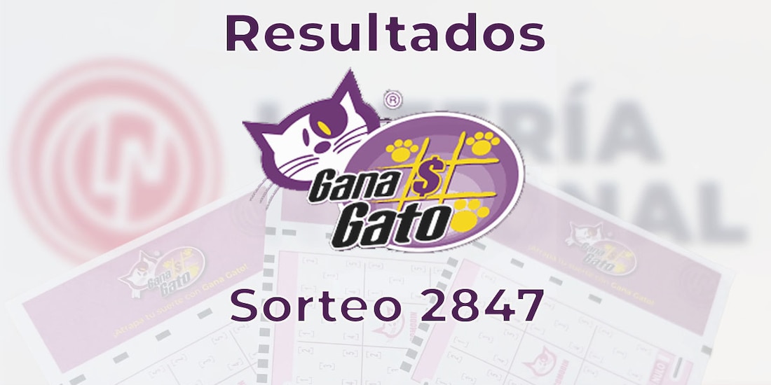 Resultados del Gana Gato 2847 del 1 de mayo del 2025.