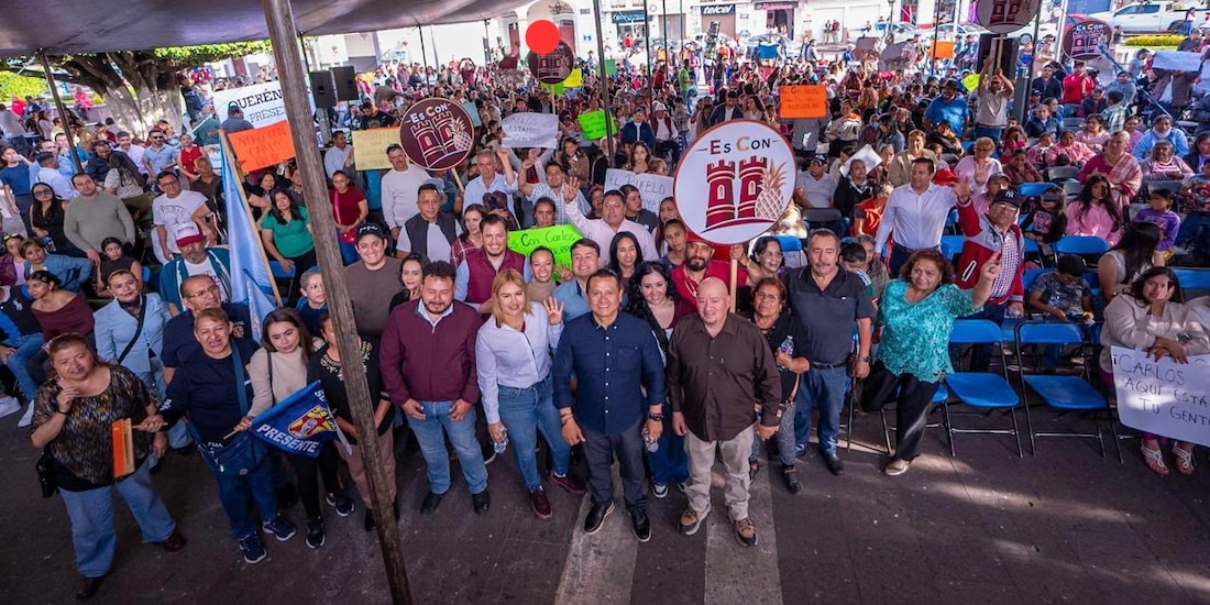 Carlos Torres Piña en el municipio de Hidalgo, Michoacán.