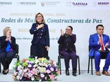 Lorena Cuéllar afirma que las mujeres son agentes de cambio y construcción de paz.