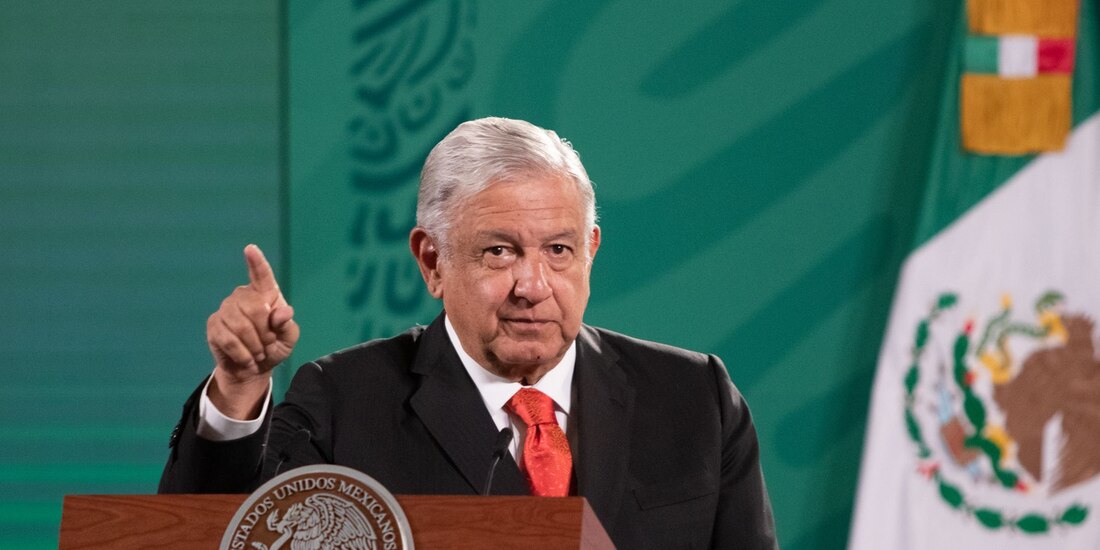 Andrés Manuel López Obrador (AMLO), presidente de México encabezó conferencia de prensa matutina en Palacio Nacional.
